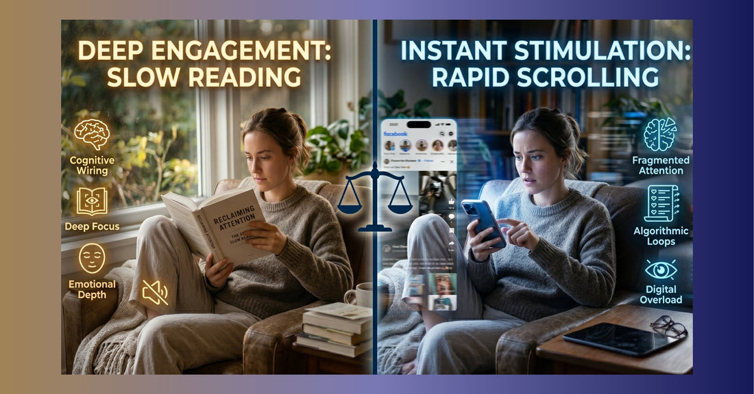 How the 2026 “Slow Reading” trend is rewiring attention spans.